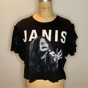 Janis Joplin one-of-a-kind, eco-friendly, designer top